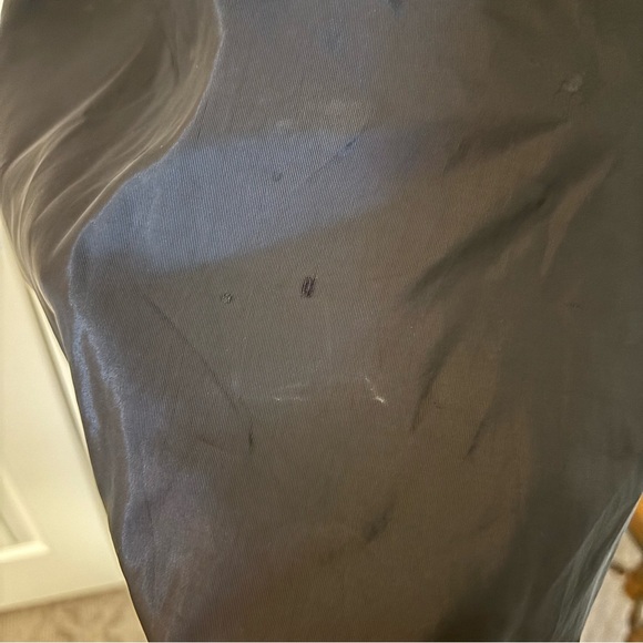 Vintage Gunne Sax Black Gold Dark Floral Lace Strapless Prom Dress Gown Goth - Picture 12 of 16